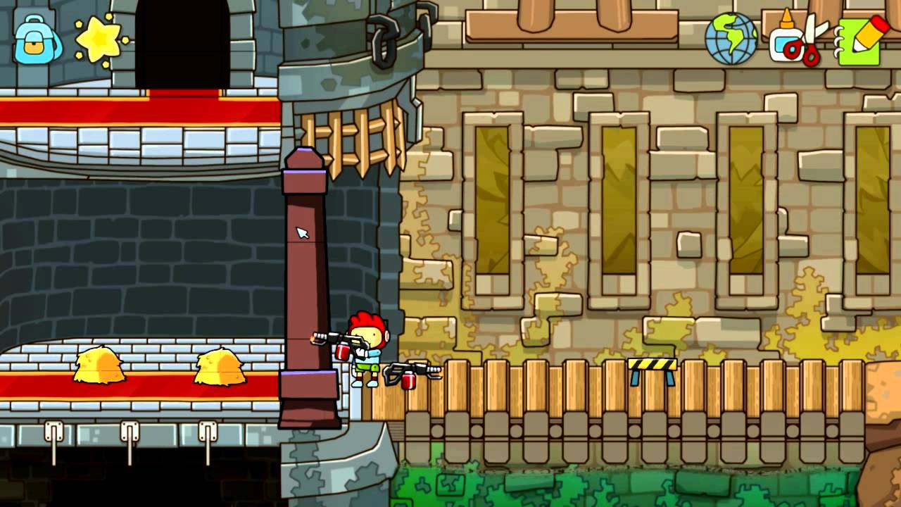 Scribblenauts Unlimited Gameplay w/Magic Ep.10 Castle Crasher YouTube