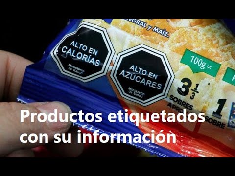 Alimentos deberán contener información de los productos y porcentajes que se utilizan