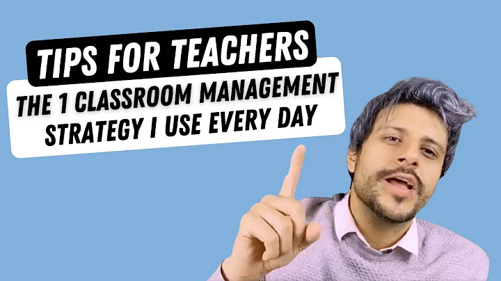 Substitute Teacher Tips- The 1 Classroom Management Strategy I Use Every Day