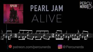 Alive - Pearl Jam  (Drum Transcription)