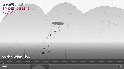 Spider Debris Flow. How to create safety against climatic events