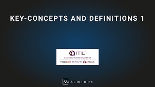 ITIL® 4 Foundation Exam Preparation Training | KeyConcepts and Definitions 1 (eLearning)