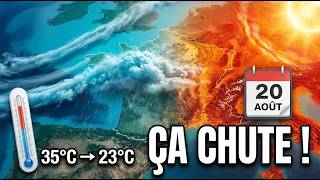 Point Météo : Après la canicule, les températures vont chuter autour du 20 août !