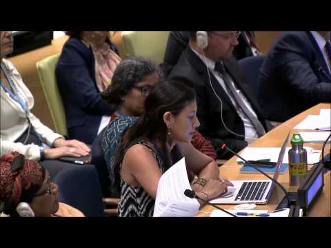 Ms. Marisa Viana - Women's Major Group, RESURJ - UN Post-2015 negotiations