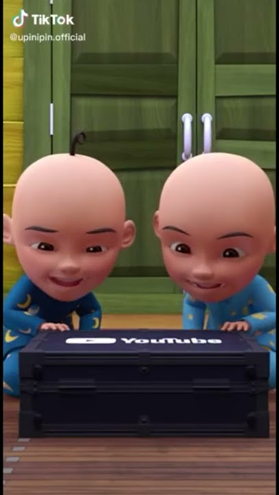 Upin Ipin dapat diamond play button 💎 || Silau play buttonnya 😁