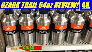 ozark trail 64 ounce double wall stainless steel water bottle