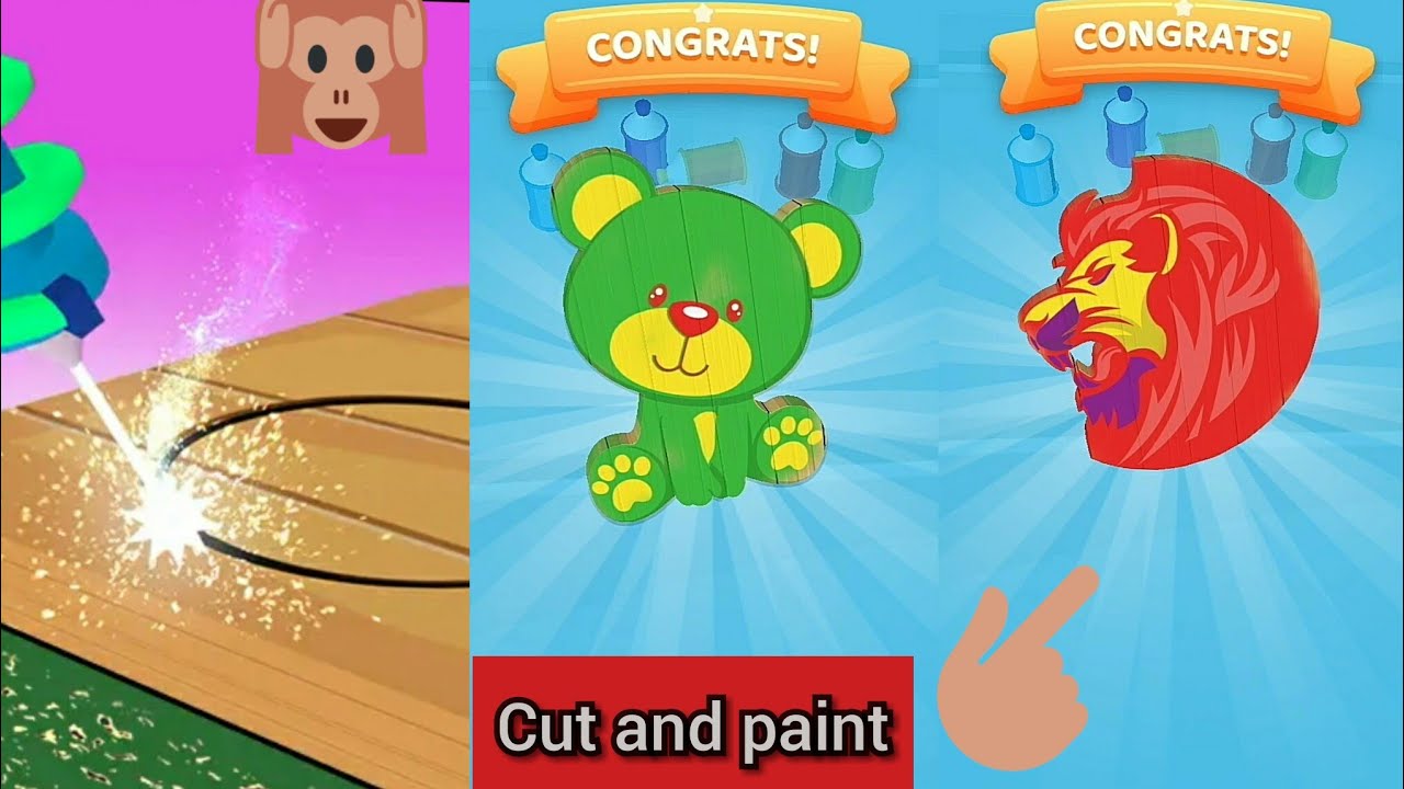 Cut And Paint Gameplay Walkthrough All levels Android On (ios) YouTube