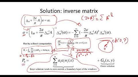 Matched asymptotic expansions: application Laplace