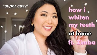 How I Whiten My Teeth At Home | Ft. Zimba by Carly Jun Allen 415 views 3 years ago 9 minutes, 7 seconds