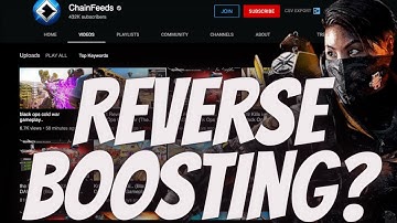 Chain Feeds Reverse Boosting Exposed? "COLD WAR BOT LOBBY" BlameTruth/Eight Thoughts Drama