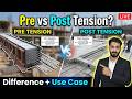 How to Understand Pre Tensioning vs Post Tensioning in Construction | Difference and Practical Uses