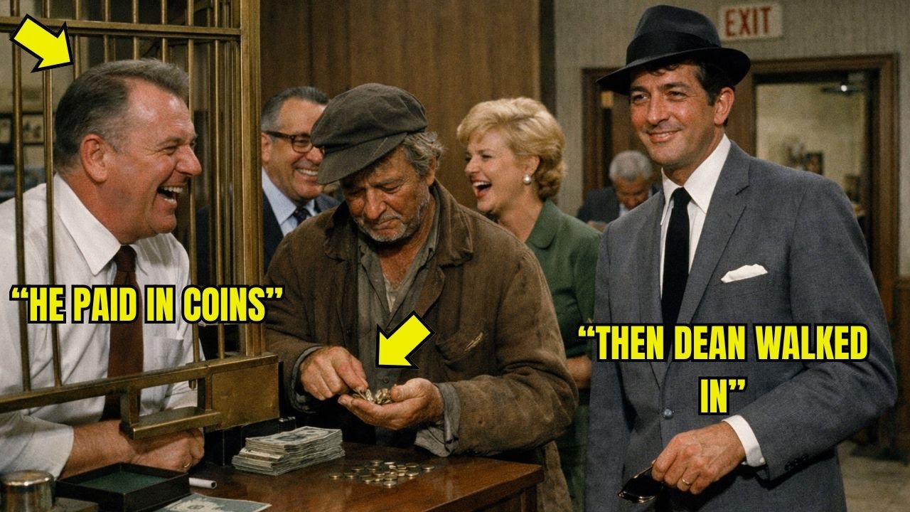 “They Laughed at His Coins — Until Dean Martin Spoke One Sentence That Shook the Bank”