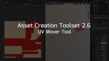 Asset Creation Toolset 2.6 - UV Mover Tool (Blender Addon)