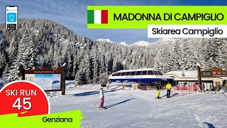 Madonna di Campiglio Trento Italy / ski run 45, short video 55"