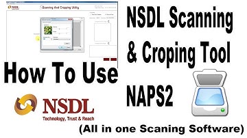 How to Use NSDL cropping Tool And