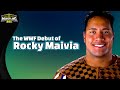 The WWF Debut of Rocky Maivia