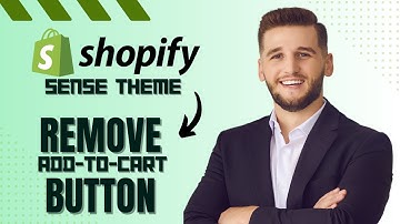 How to Remove Add to Cart Button in Shopify Sense Theme (EASY)