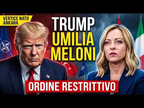 Video Trump umilia Meloni: Serve un ordine restrittivo. E ad Ankara è resa dei conti