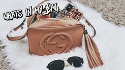 GUCCI SOHO DISCO BAG | WHAT'S IN MY PURSE | BELINDA SELENE
