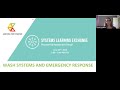 Systems Learning Exchange: WASH Systems and Emergency Response Webinar