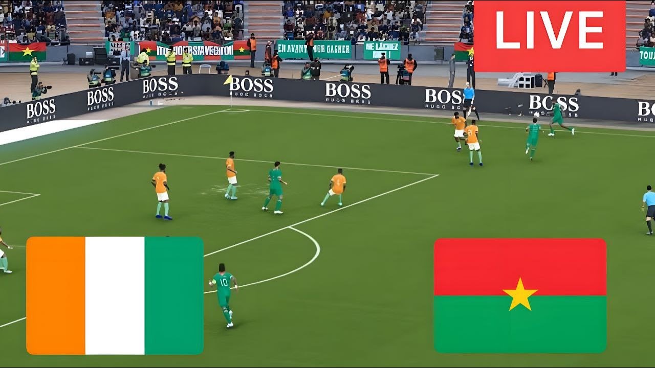 🔴EN DIRECT : Côte6 D'IVOIRE VS BURKINA FASO EN LIVE AUJOURD'HUI SIMULATION COUPE D'AFRIQUE EFootball