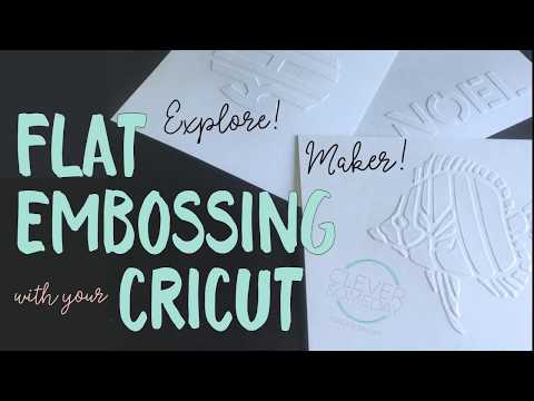 How To: Emboss Using Your Cricut Maker Smart Cutting Machine 