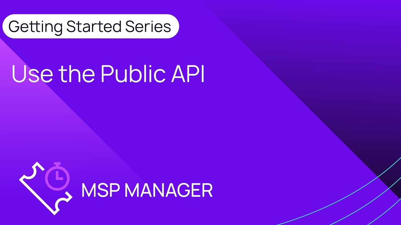 Use the Public API
