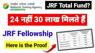 24 नहीं 30 लाख मिलते हैं | JRF Fellowship | UGC Revised Amount of JRF | UGC NET 2025 |UGC NET MENTOR