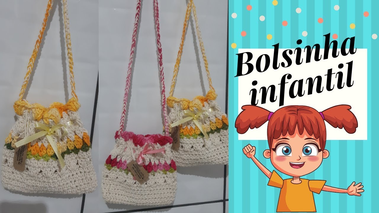 Como fazer uma bolsinha de crochê
