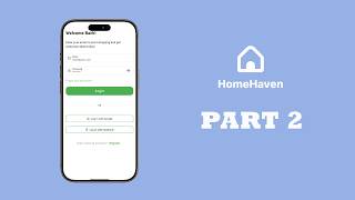 Flutter UI Design Tutorial - HomeHaven App (Part 2.1: Login )