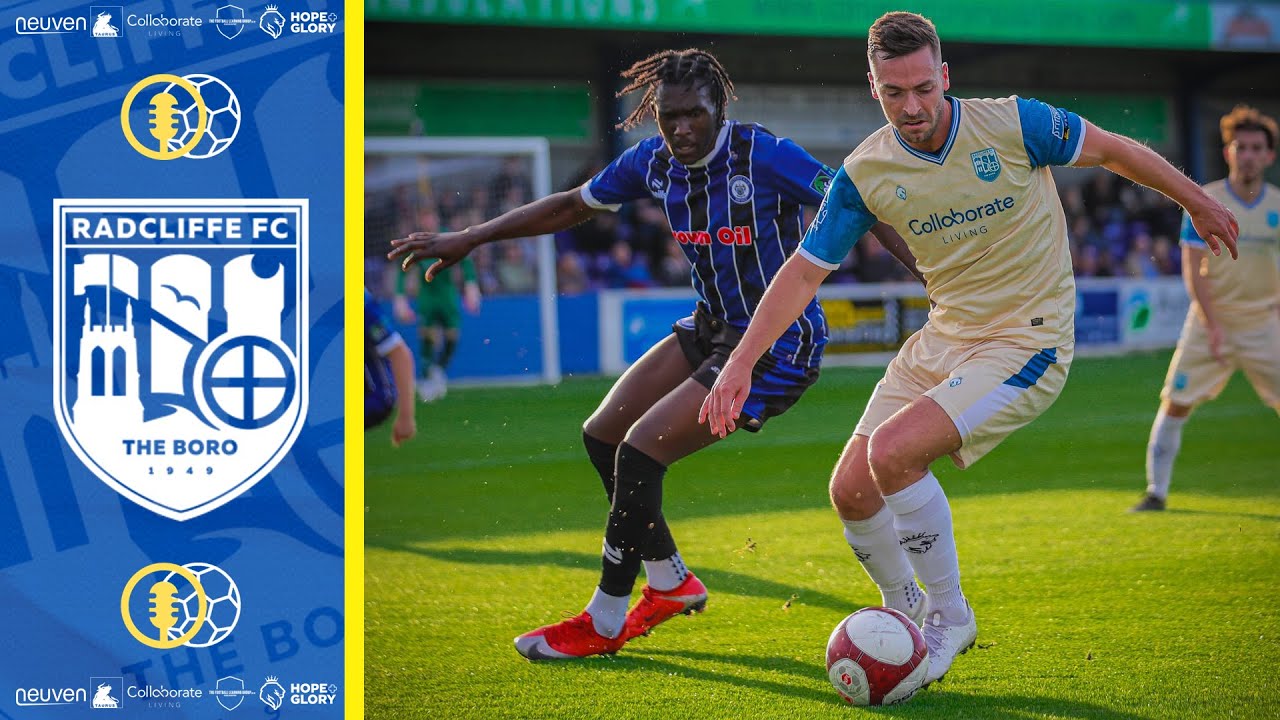 RFC Radcliffe FC vs Rochdale AFC YouTube