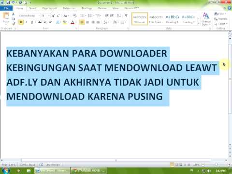 Cara Download Game Melalui Adf.Ly