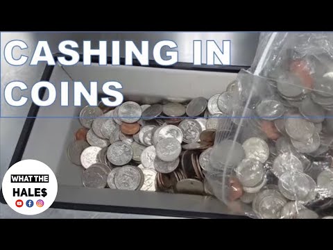 Cashing In A Giant Bag Of Coins From Coin Operated Washers And Dryers / HOW MUCH DID WE GET?