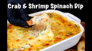 How To Make Crab & Shrimp Spinach Dip | Your New Favorite Appetizer Recipe! #MrMakeItHappen
