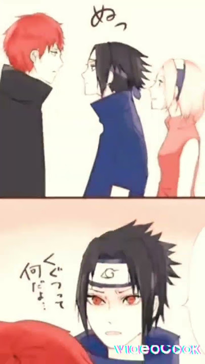 Sakura x Sasori x sasuke 😅😂
