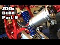 Honda ATC 200x Build - Part 9 - Rebuild Rear Shock, Spring Painted, New Seals & Oil, Roller Mock Up