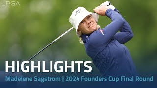 Madelene Sagstrom Highlights | 2024 Cognizant Founders Cup Final Round