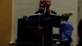 Eric Simon singing at Relay for Life.