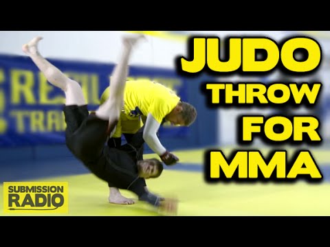 Dirty Boxing JUDO THROW (Koshi Guruma) For MMA! - By UFC Fighter/Olympian Dan Kelly