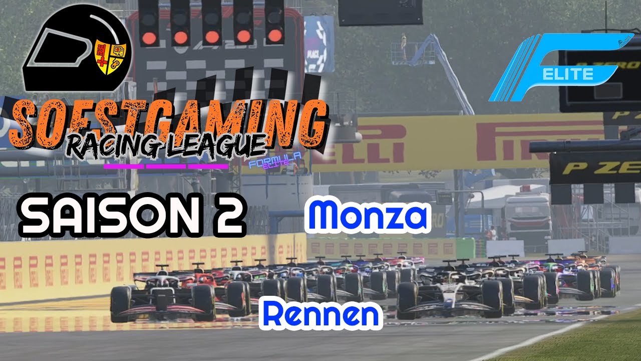 Soestgaming Racing League Elite Season 2 | Rennen | 1 Monza  powered by Trackartelier