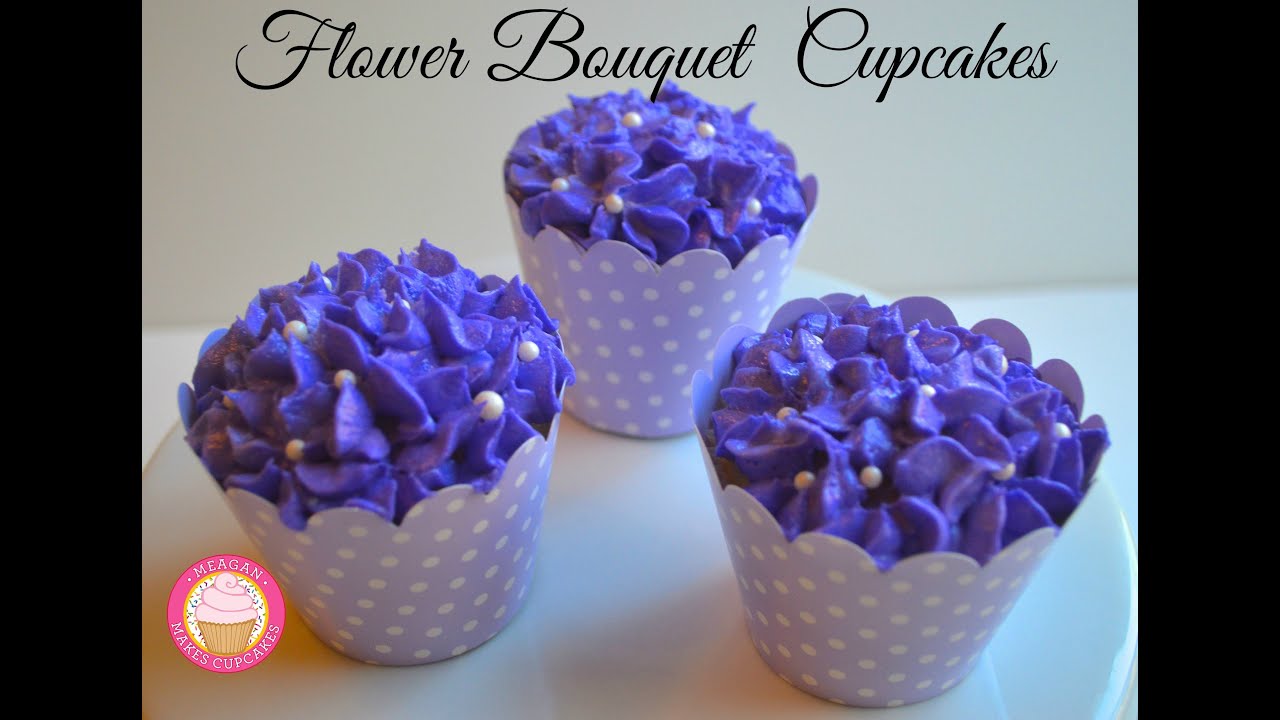 Flower Bouquet Cupcakes For Mothers Day Youtube
