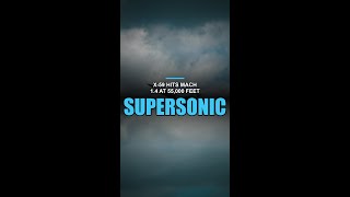 NASA X-59 hits Mach 1.4 in quiet supersonic test #Shorts