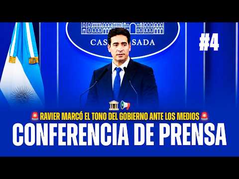 🚨 ADRIÁN RAVIER ENCABEZÓ SU CUARTA CONFERENCIA DE PRENSA COMO VOCERO PRESIDENCIAL
