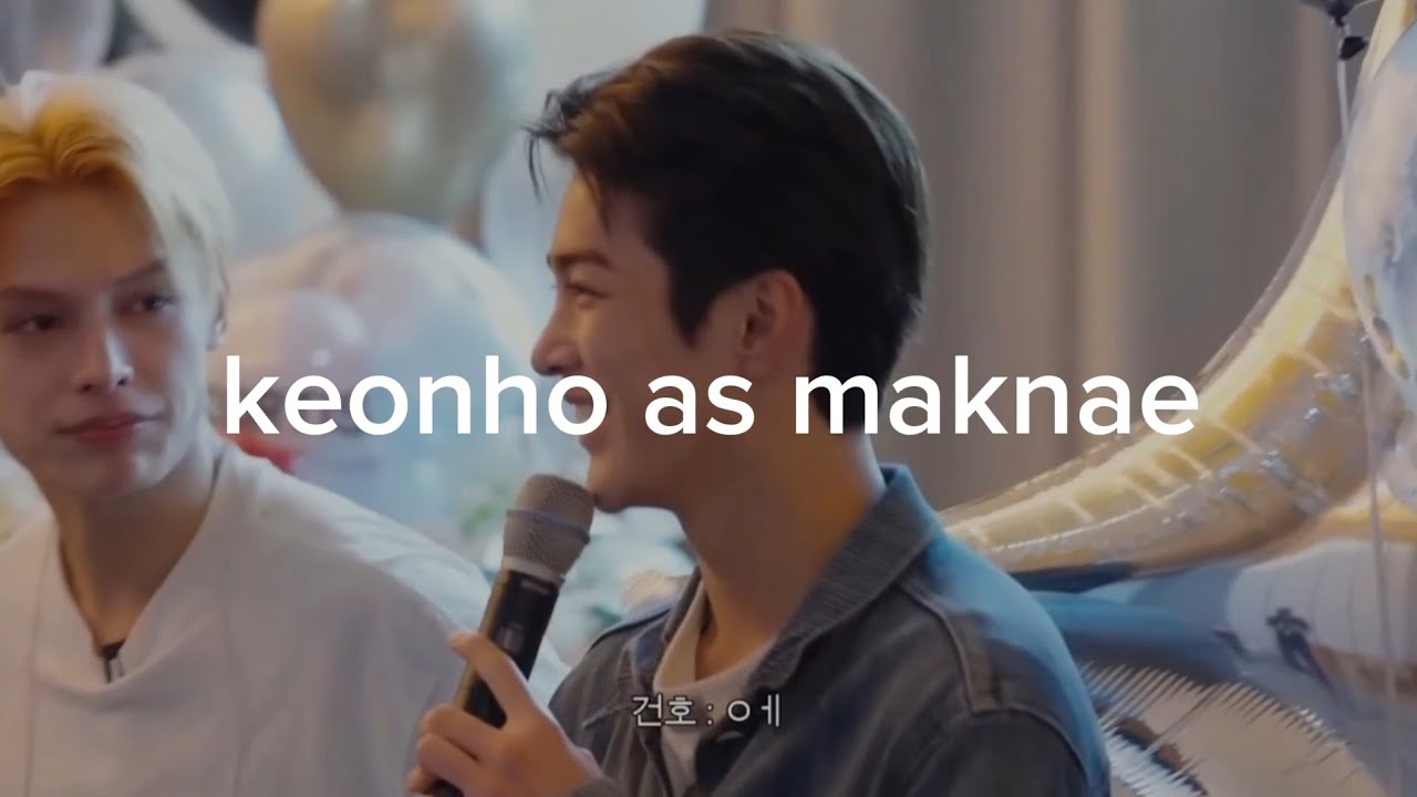 keonho as maknae! (he's a baby 🥺) 
