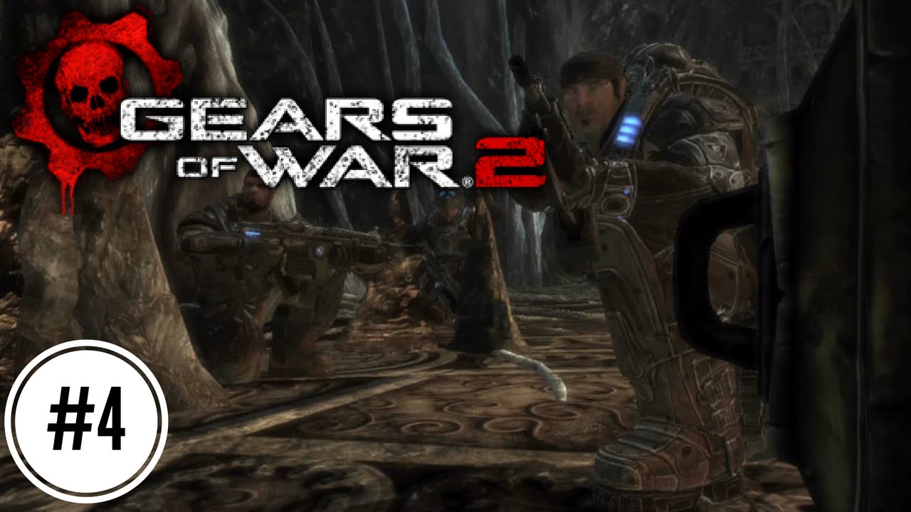 IT'S A GIANT WORM! Gears of War 2 Xbox One Gameplay Walkthrough