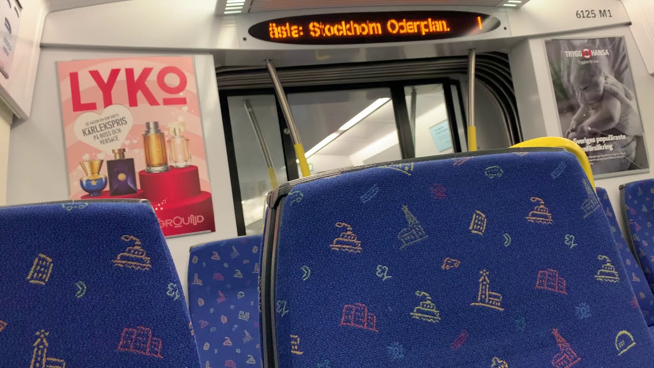 Tisdag den 22 februari 2021 16:21 - 16:26 mot: Ulriksdal. Stockholm City - Stockholm Odenplan.