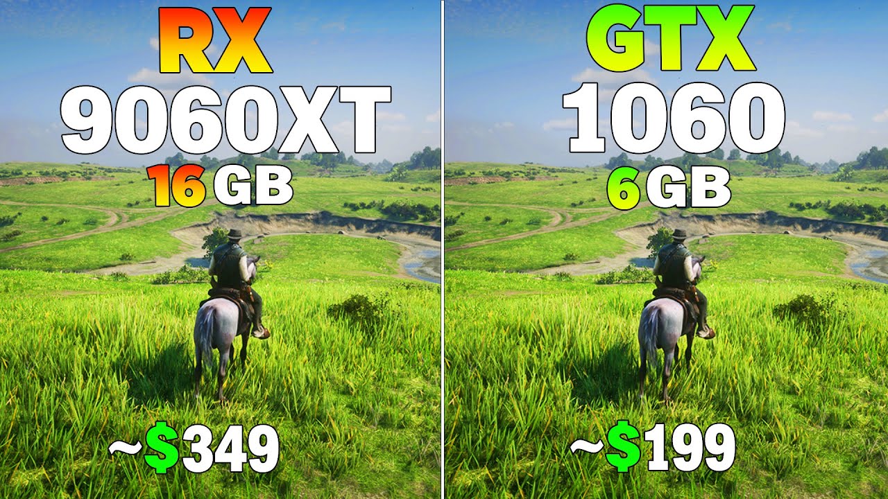 RX 9060 XT vs GTX 1060 - Test in 8 Games - YouTube
