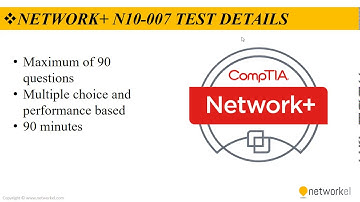 Comptia Network+ N10 007 2018 (NEW Version) Exam Overview