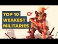 Top 10 Weakest Militaries In The World In 2017 -  Military / Army Comparison