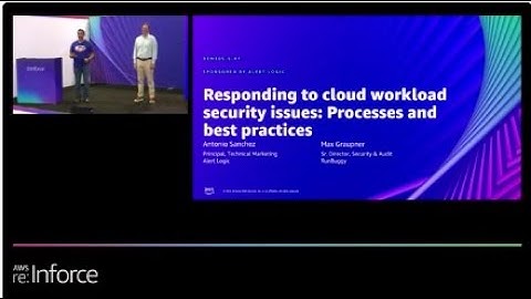 AWS re:Inforce 2022 - Responding to cloud workload security issues (Alert Logic) (DEM305-S-R1)